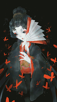 乐(采集到红蝶小姐姐