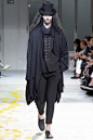 2015春夏巴黎男装周山本耀司 (Yohji Yamamoto) 秀场