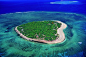 斐济的Tavarua心形岛，