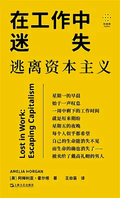 书籍封面-《在工作中迷失：逃离资本主义》/海报参考/配色