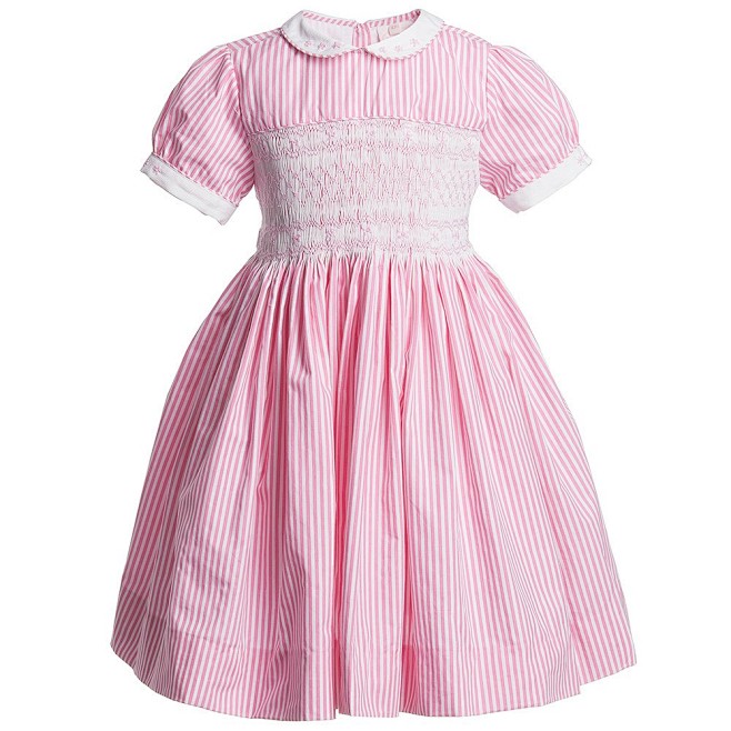 Hand-Smocked Pink St...