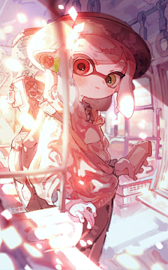绘月初采集到色彩插画