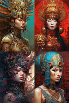 深_赜毡采集到midjourney