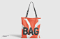 8个逼真的手提帆布袋设计效果图PSD样机模板 Tote Bag Mockup插图(3)
