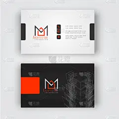 物流贺卡模板矢量设计，企业贺卡模板设计，双面创意贺卡模板。双面现代名片