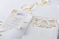 VICTORIAN STYLE LETTERPRESS WEDDING INVITATIONS维多利亚式婚礼请柬-古田路9号-品牌创意/版权保护平台