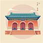 山西建筑插画合集｜国潮插画｜小场景｜建筑元 - 小红书