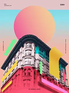 美国德克萨斯州的插画家、设计师Magdiel Lopez发起一个自我挑战的项目：每天创作一张海报（Creating a Poster Everyday）