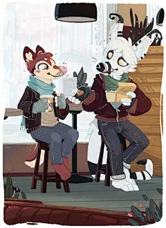 插画师 Jérôme Queval  一组兽人奇幻插画艺术    ( fox-n-brownsugar.tumblr.com ​) ​ ​​​​