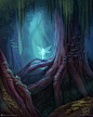Темный сказочный лес (52 фото) : Смотрите  красивые фото онлайн - Темный сказочный лес (52 фото). Раздел: Арты                                                     