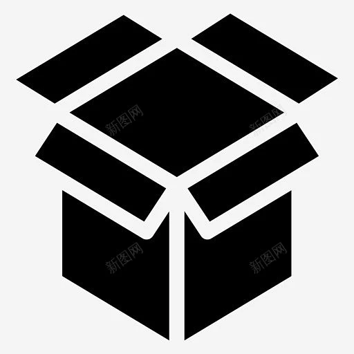 包装盒子收纳盒图标 设计图片 免费下载 页面网页 平面电商 创意素材-花瓣网