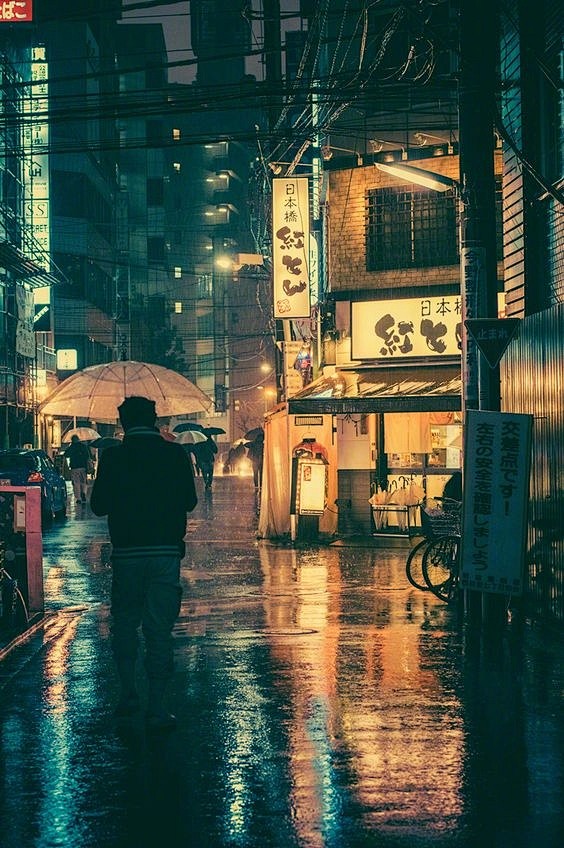 夜.街景.店招