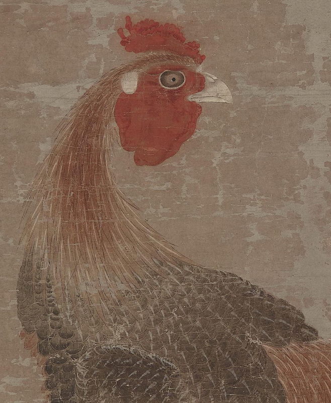 宋徽宗款竹鸡图