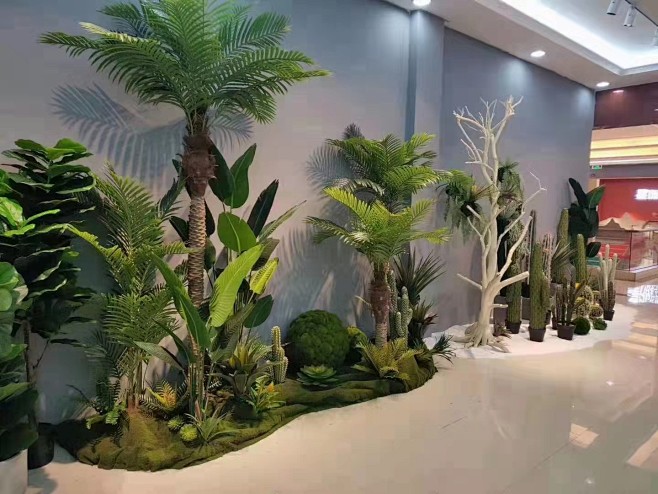 仿真植物，室内