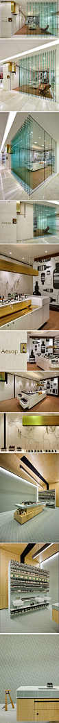 Aesop 店面设计 2010 viridian vision award 获奖设计