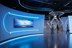 科学技术现代科技展厅摄影图
