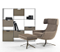 Joy swivel armchair by Marelli