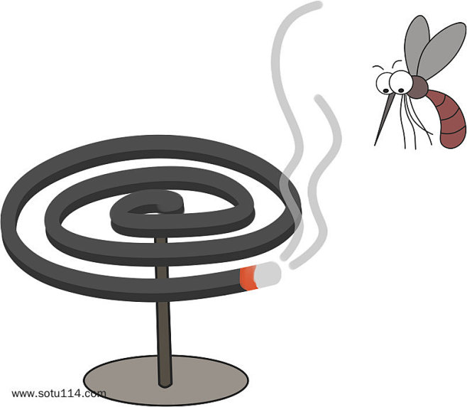 蚊子蚊香烟动物