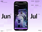 Mobile website schedule page