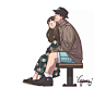 插画师用画笔描绘出与女友的甜蜜日常，真是甜得发齁！