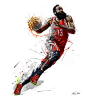 James Harden ~ One of the great finishers in the paint, his downfall is his playmaking and defense. Above average but could be polished on to get better team results.