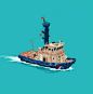 I like the boat on Behance