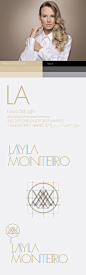 Layla Monteiro品牌时装LOGO设计-巴西BR/BAUEN设计师作品---酷图编号988341