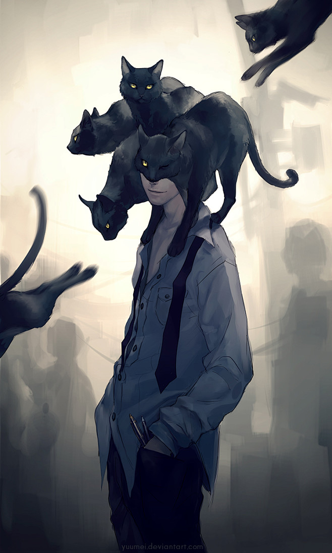 The Black Cat by yuu...