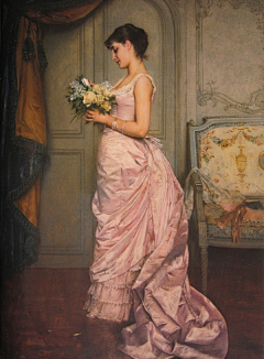 H^_^B采集到法国Auguste Toulmouche 油画