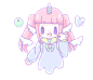 @妖精三叔采集 免扣少女心