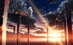 看大图 » 绘画精选高清壁纸：新海诚作品之《云之彼端》