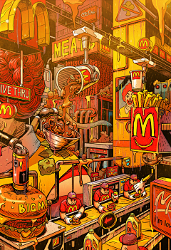 素材真难找采集到插画