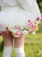 火爆的花朵儿童版裙撑 : #仙女裙  #公主裙  #骗你生女儿  #