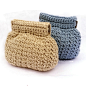 Purse crochet pattern coin purse pouch small squeeze frame flex frame pinch purse cute crochet pattern