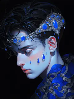 蓝色氛围感壁纸