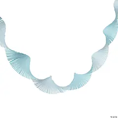 Light Blue Fringe Paper Streamer | Oriental Trading : Add a chic touch to your party decorations with this elegant fringe streamer! It's a perfect addition to your wedding supplies, or for adding to your baby ...