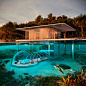 Underwater glass dome in the shape of Bubble