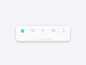 Skeumorphic Tab Bar : Tab bar incorporating the latest 2020 design trend, skeuomorphism/neumorphism.  Enjoy!
