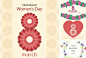 [美工云]三八妇女节女人节设计元素Happy Women's Day#2606 :  