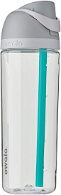 Owala FreeSip Tritan Water Bottle with Locking Push-Button Lid, 25-Ounce, Shy Marshmallow