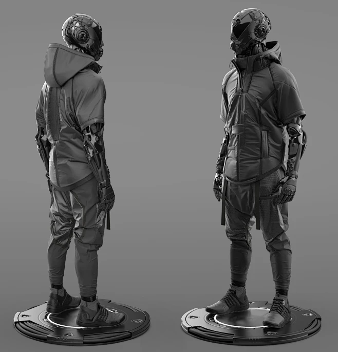 Cyberpunk Costume-花瓣网