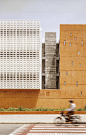 摩洛哥杰迪代，以混凝土铭刻知识的高中学校 / Tarik Zoubdi Architecte – mooool木藕设计网
