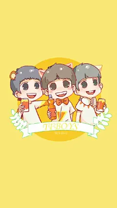 #TFBOYS# 芬达代言的图好可爱。（第一张正常大小，第二张手机壁纸大小，第三张线稿给要刻章的亲）（图除商用之外统统授权大家不用来问我，转发注明出处随便转~~鞠躬）