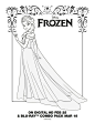 Elsa Coloring Sheet
#冰雪奇缘#