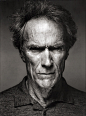 Clint Eastwood
看到这张苍老却依旧犀利的脸，会想起什么？《廊桥遗梦》？《荒野浪子》？《父辈的旗帜》？反正我先想到的是《百万元宝贝》
