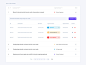 Approval page ui design ux dropdown options table approval page design