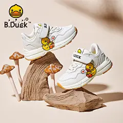 B.duck小黄鸭童鞋男童运动鞋春秋季新款儿童鞋子女童休闲鞋软底潮-tmall.com天猫