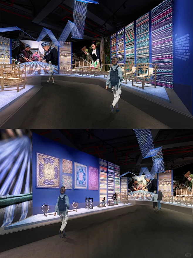非遗文化纺织技艺·展厅/展馆设计｜项目分享 - 小红书