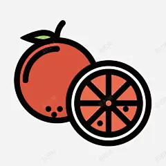 手绘橙子矢量图 免费下载 页面网页 平面电商 创意素材