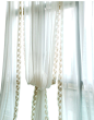 法式欧式美式刺绣花边阳台纯色半透光窗帘纱卧室飘窗纱帘公主风格-淘宝网